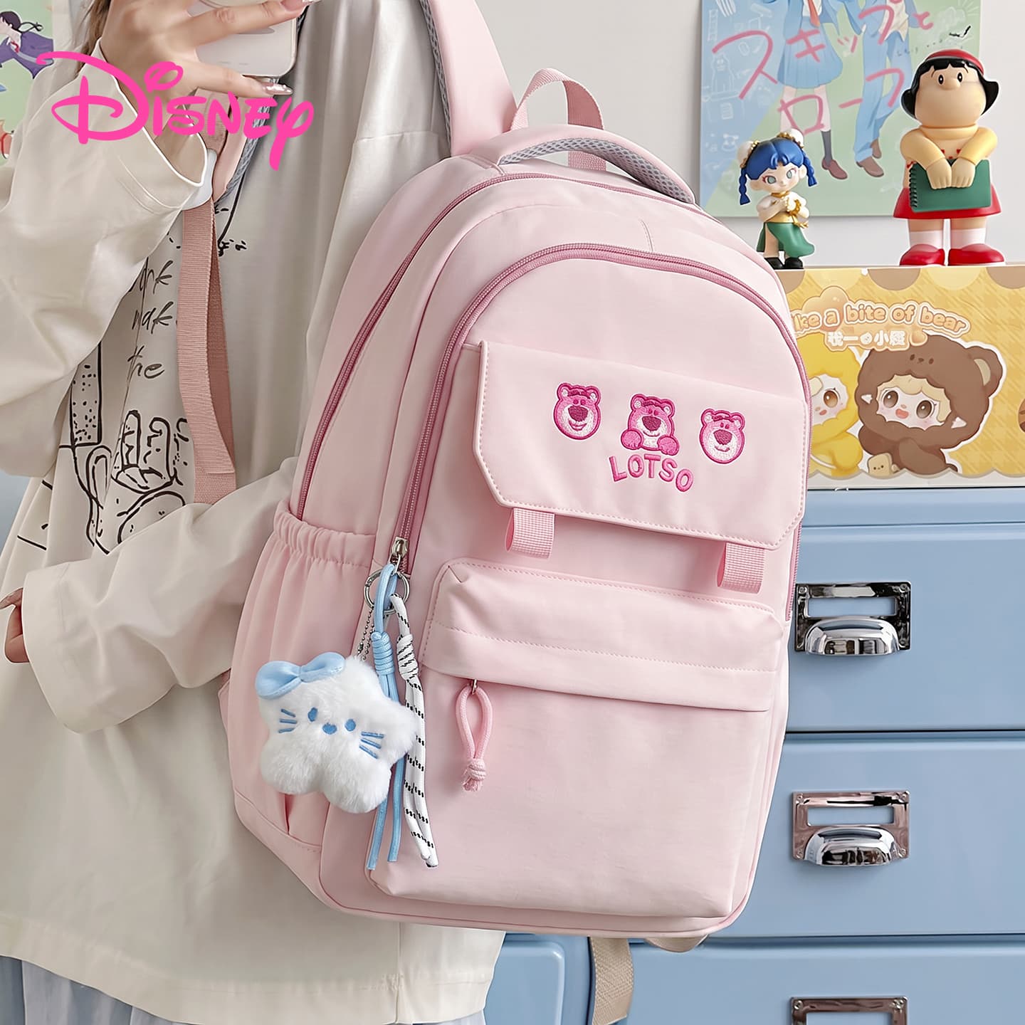 Рюкзак Disney Рюкзаки Strawberry Pink (Брелок включен) Женские - изображение 3