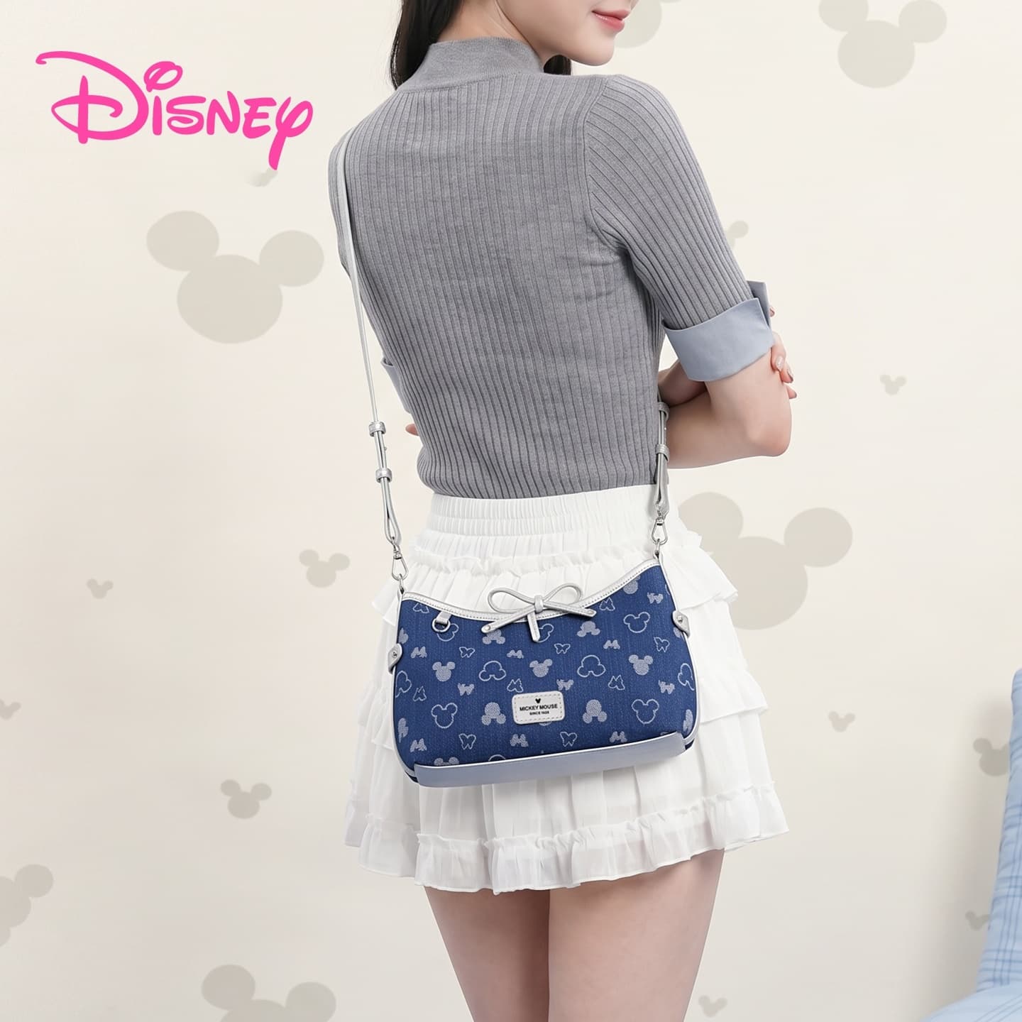 Мини-сумка Disney Mickey SERIES Сумки через плечо Джинсовый синий Женские - изображение 6