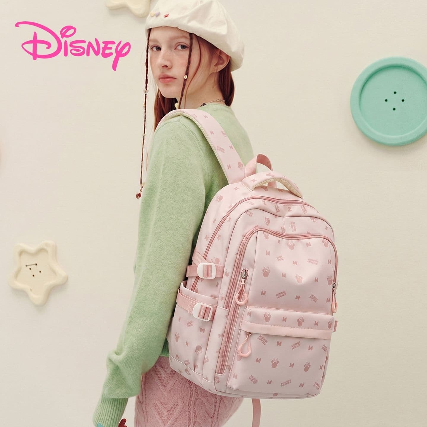 Рюкзак Disney Minnie Mouse Оксфорд Рюкзак Женские Розовый - изображение 3