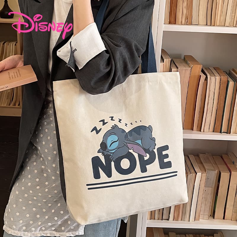 Мини-сумка Disney Цвет холста Сумки через плечо Большой Унисекс Белый - изображение 6