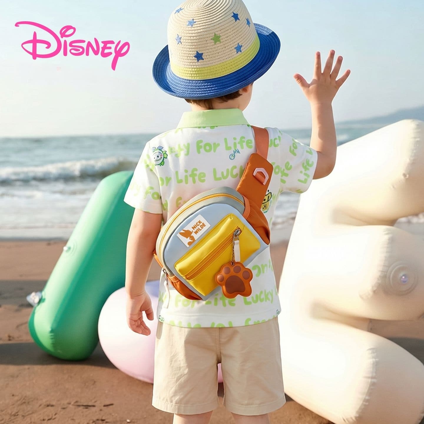 Поясная сумка Disney Зверополис Оксфорд Нагрудная сумка (слинг) Детский Многоцветный - изображение 3