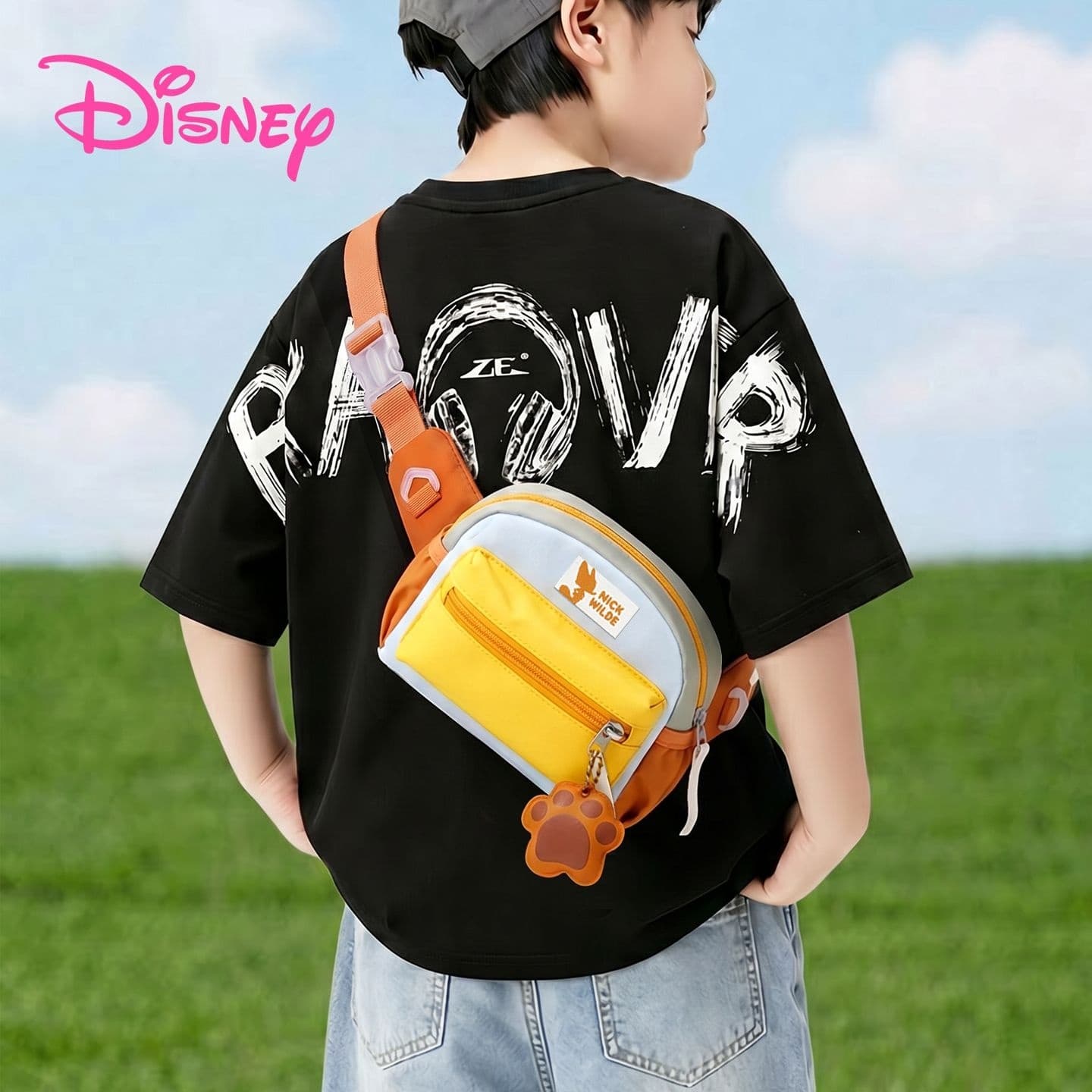 Поясная сумка Disney Зверополис Оксфорд Нагрудная сумка (слинг) Детский Многоцветный - изображение 4