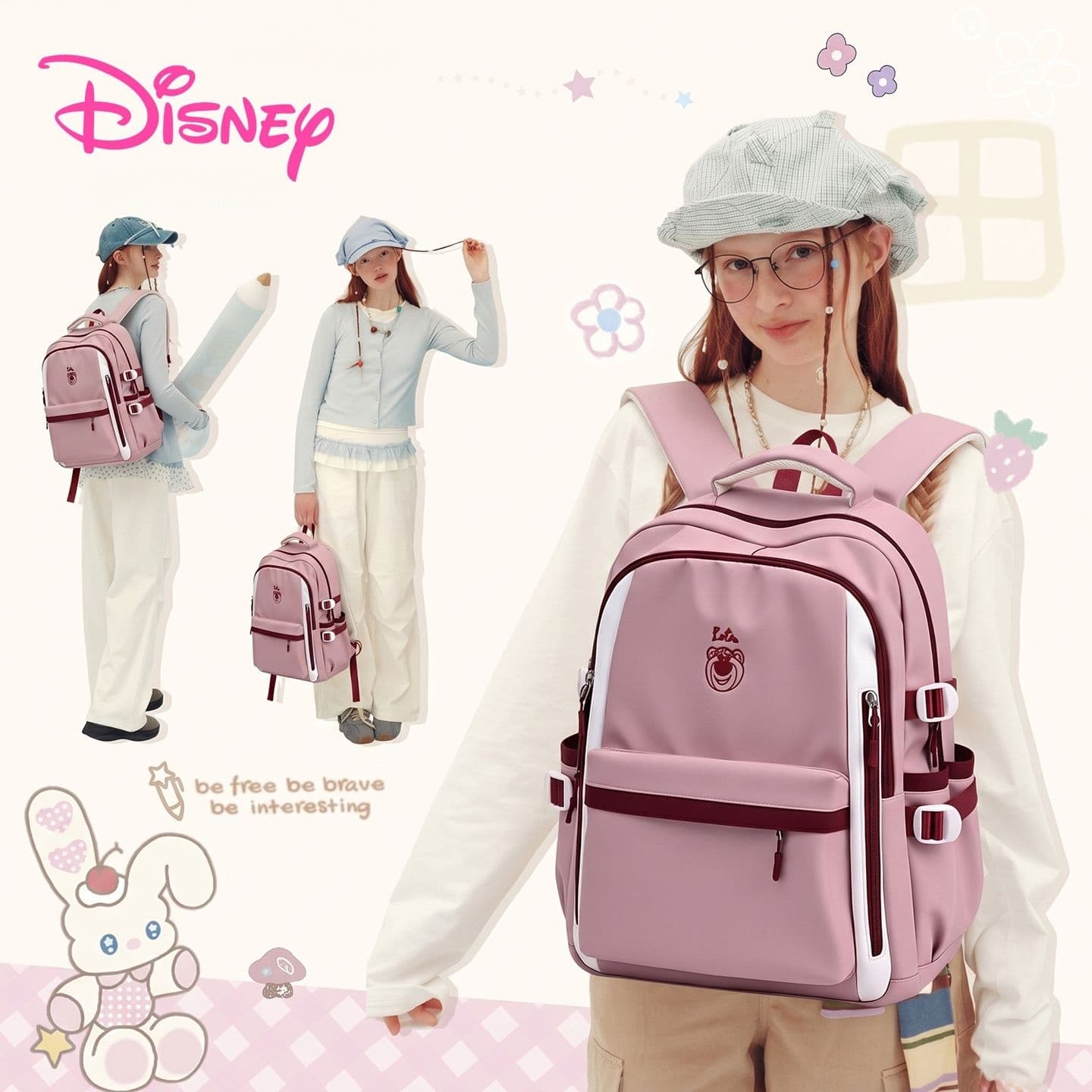 Рюкзак Disney Лотсо Оксфорд Рюкзак Стандартный Розовый - изображение 6