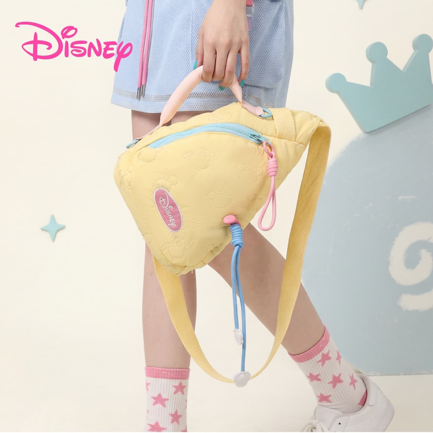 Нагрудная сумка Disney Оксфорд Сумки слинг Женские Желтый - изображение 5