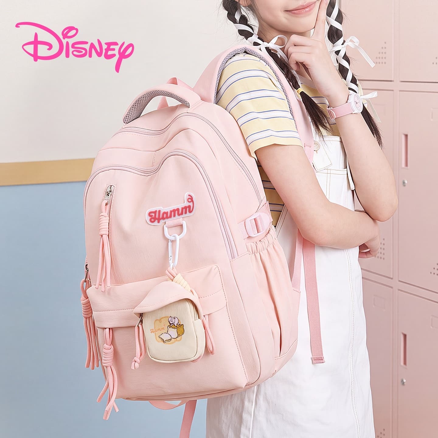 Рюкзак Disney Рюкзаки Розовый (Брелок Включен) Женские - изображение 3