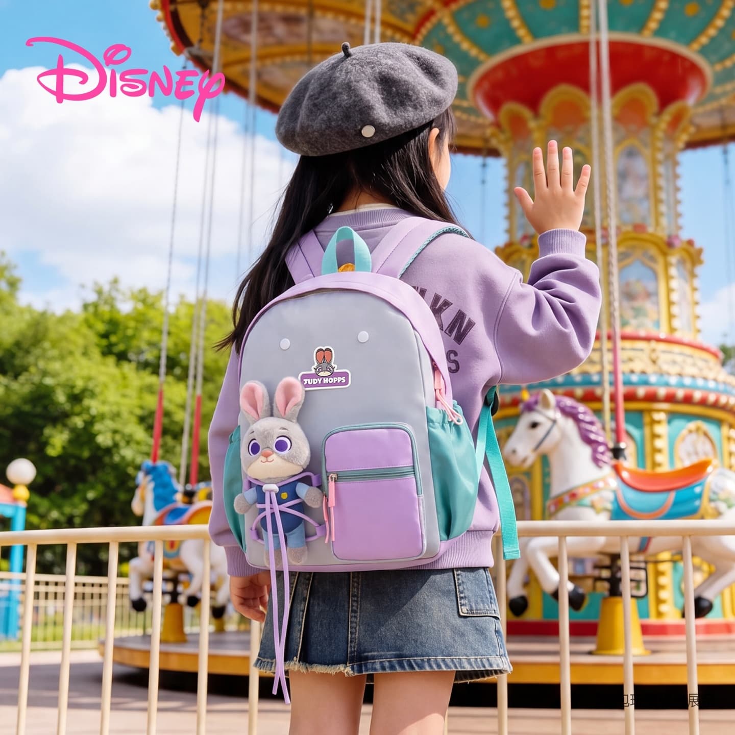 Disney Оксфорд Рюкзак Обычный (стандартный) Детский Фиолетовый - изображение 2