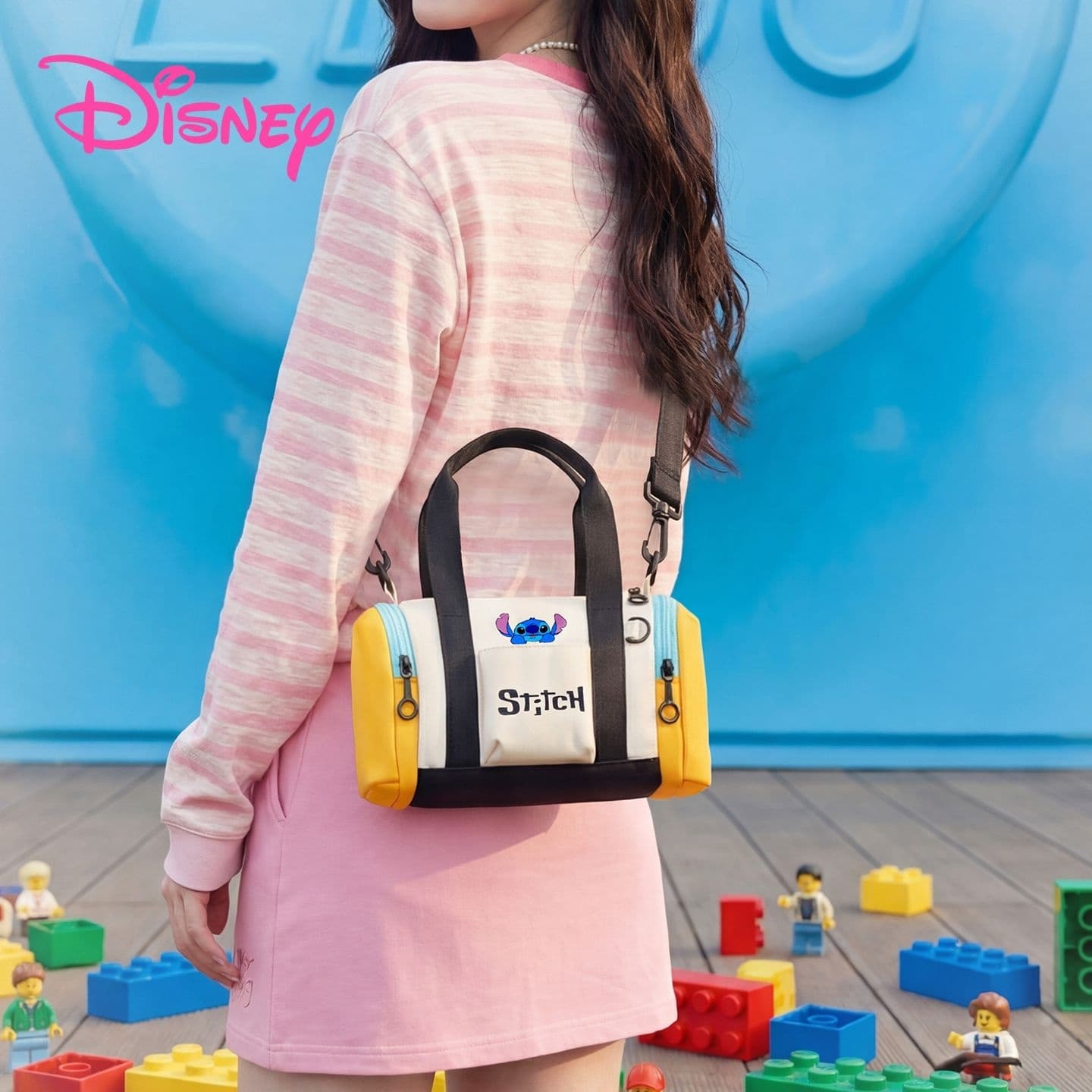 Сумка Disney Оксфорд Сумка Обычный (стандартный) Унисекс Ярко-желтый - изображение 4