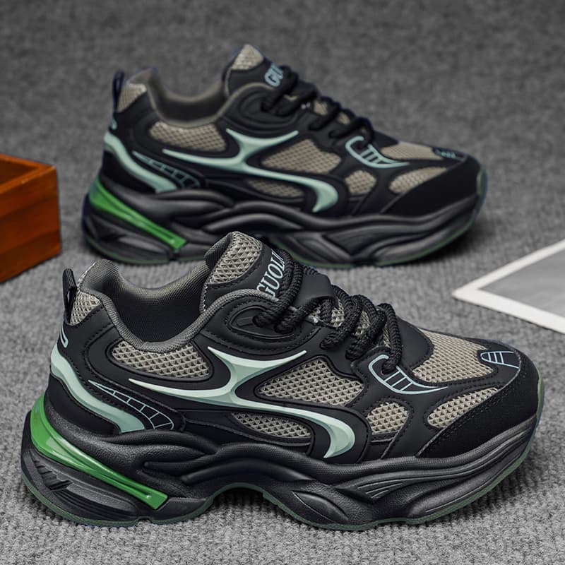 Кроссовки NOME Chunky Sneakers Low Top Черный Мужской - изображение 2
