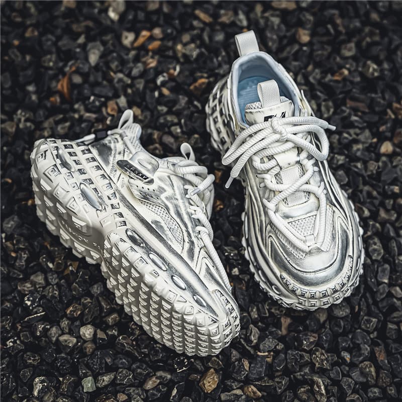 Кроссовки NOME Chunky Sneakers Low Top White Men's - изображение 6