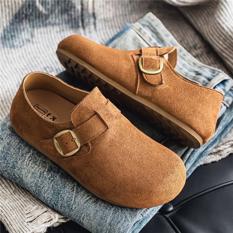 Сандалии NOME Birkenstock Стиль Обувь Хаки Мужской - изображение 5