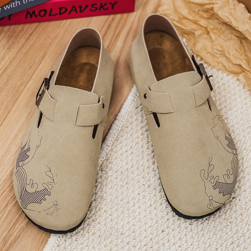 Сандалии NOME Birkenstock Стиль Обувь Хаки Мужской - изображение 3