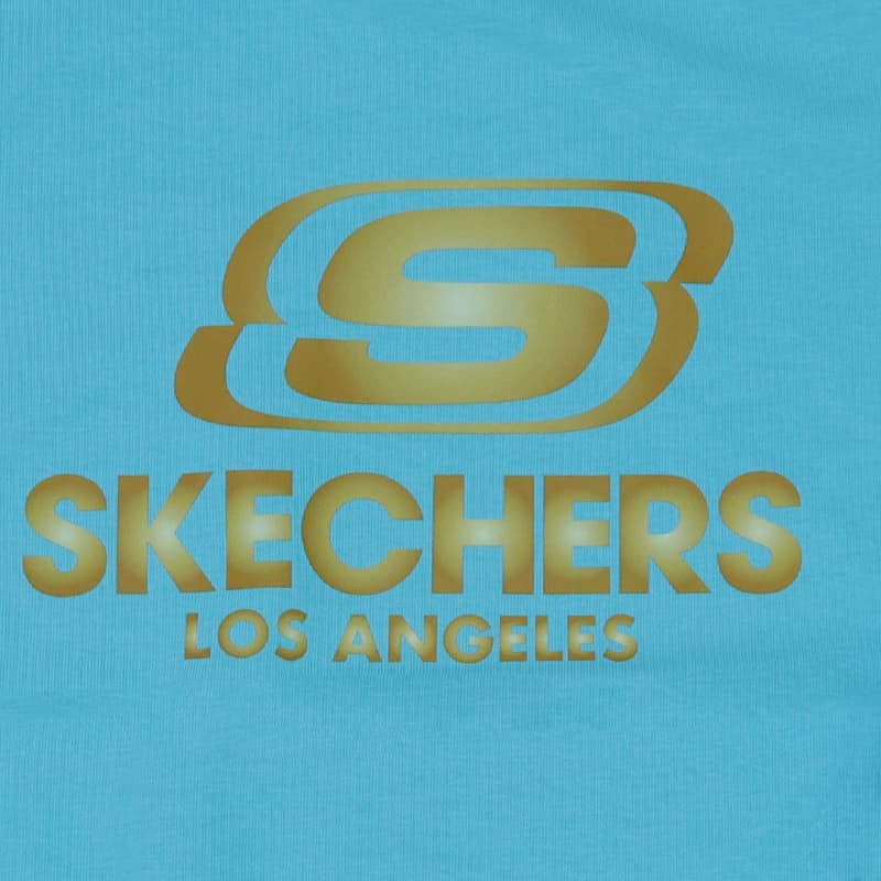 Худи Skechers Толстовка для женщин кремово-голубой - изображение 3