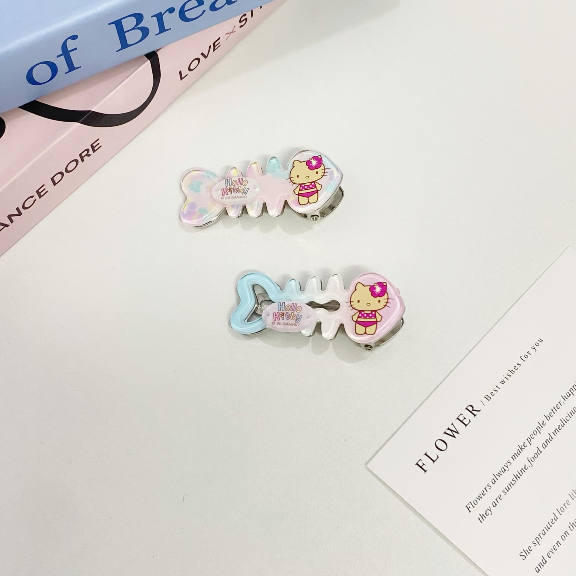 Заколка Санрио Hello Kitty Акриловые Заколки для волос Женские - изображение 4