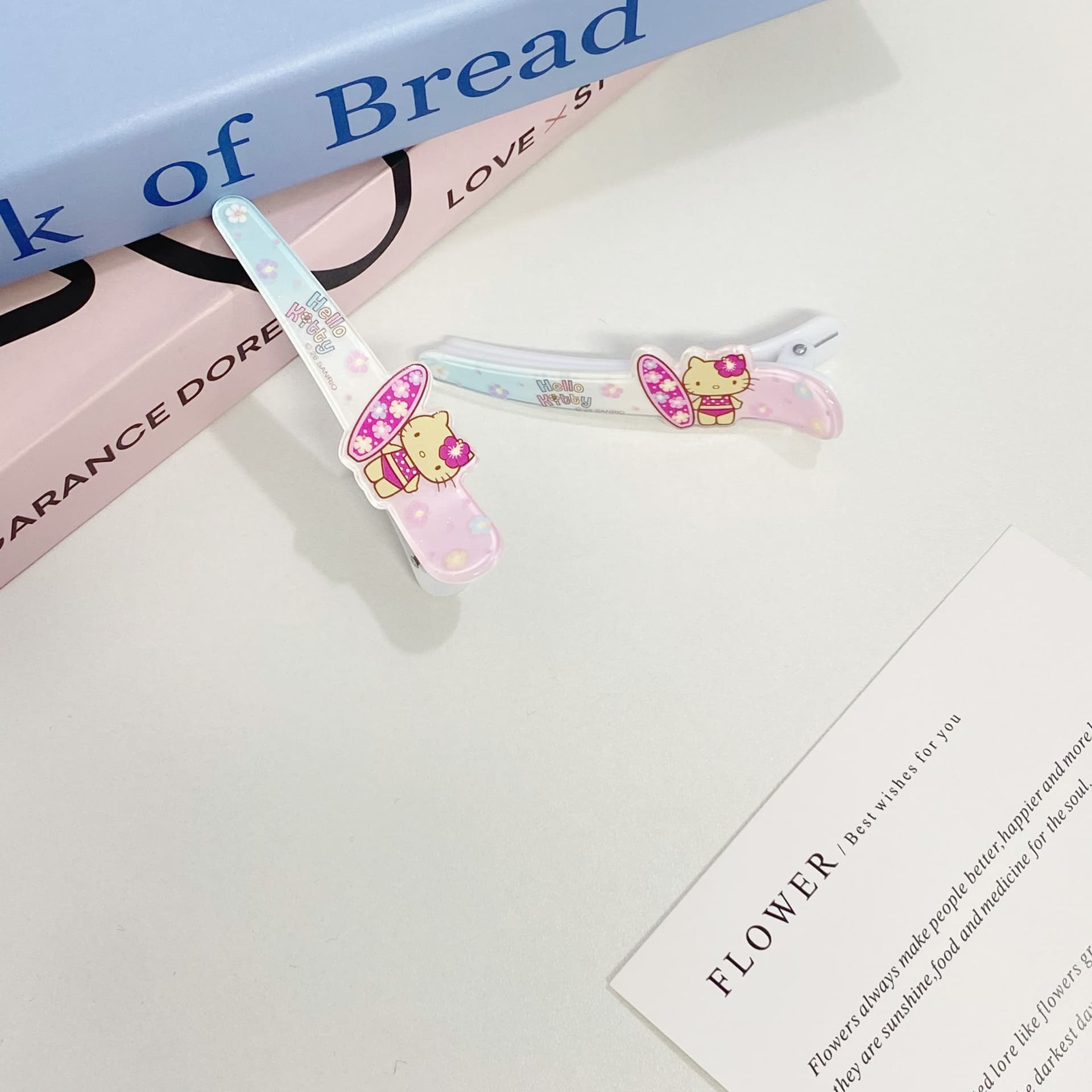Заколка Санрио Hello Kitty Акриловые Заколки для волос Женские - изображение 3