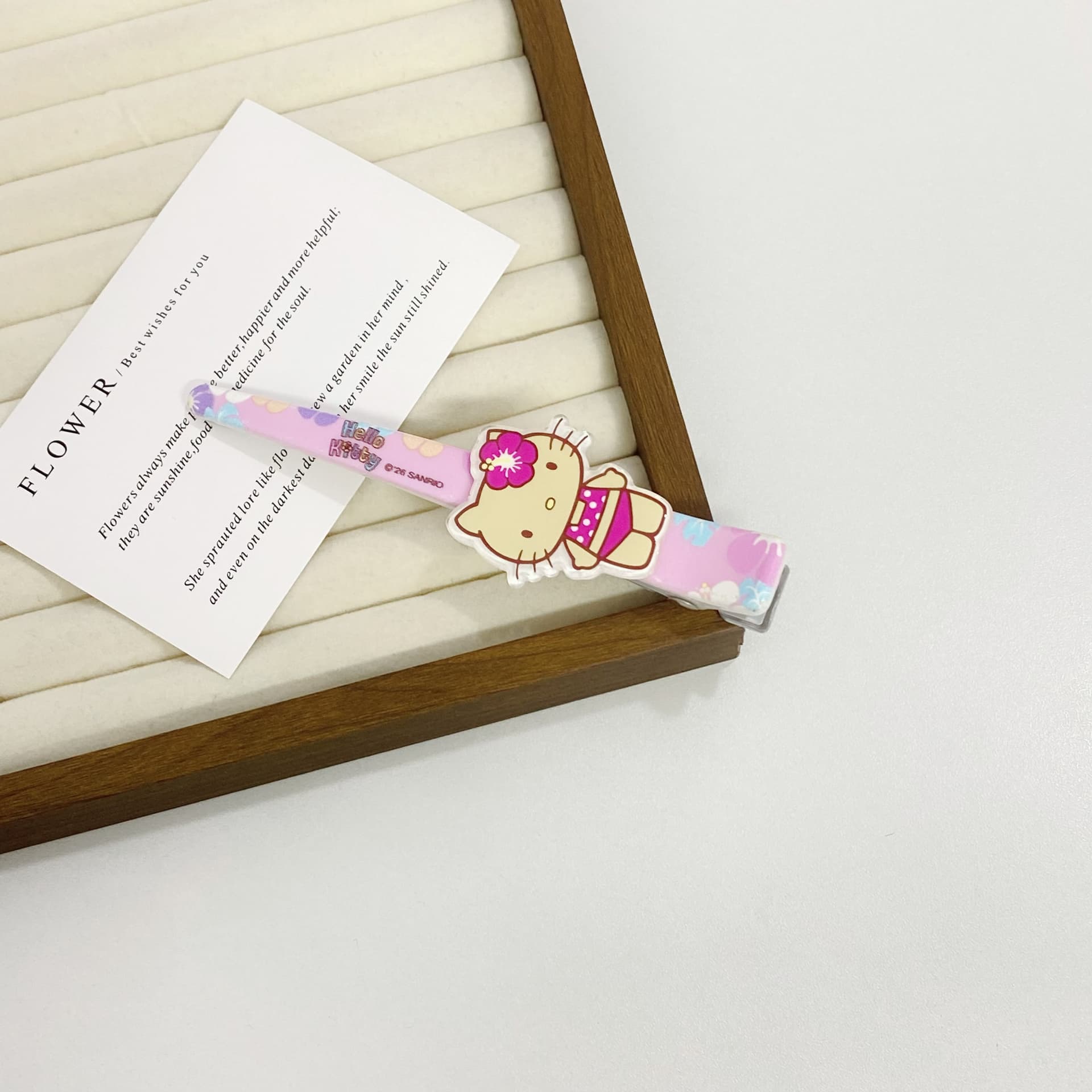Заколка Санрио Hello Kitty Акриловые Заколки для волос Женские - изображение 4