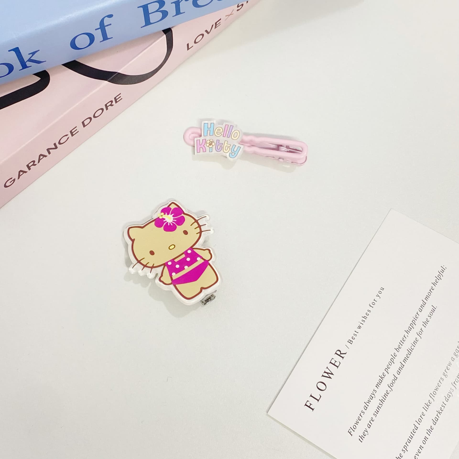 Заколка Санрио Hello Kitty Акриловые Заколки для волос Женские - изображение 4