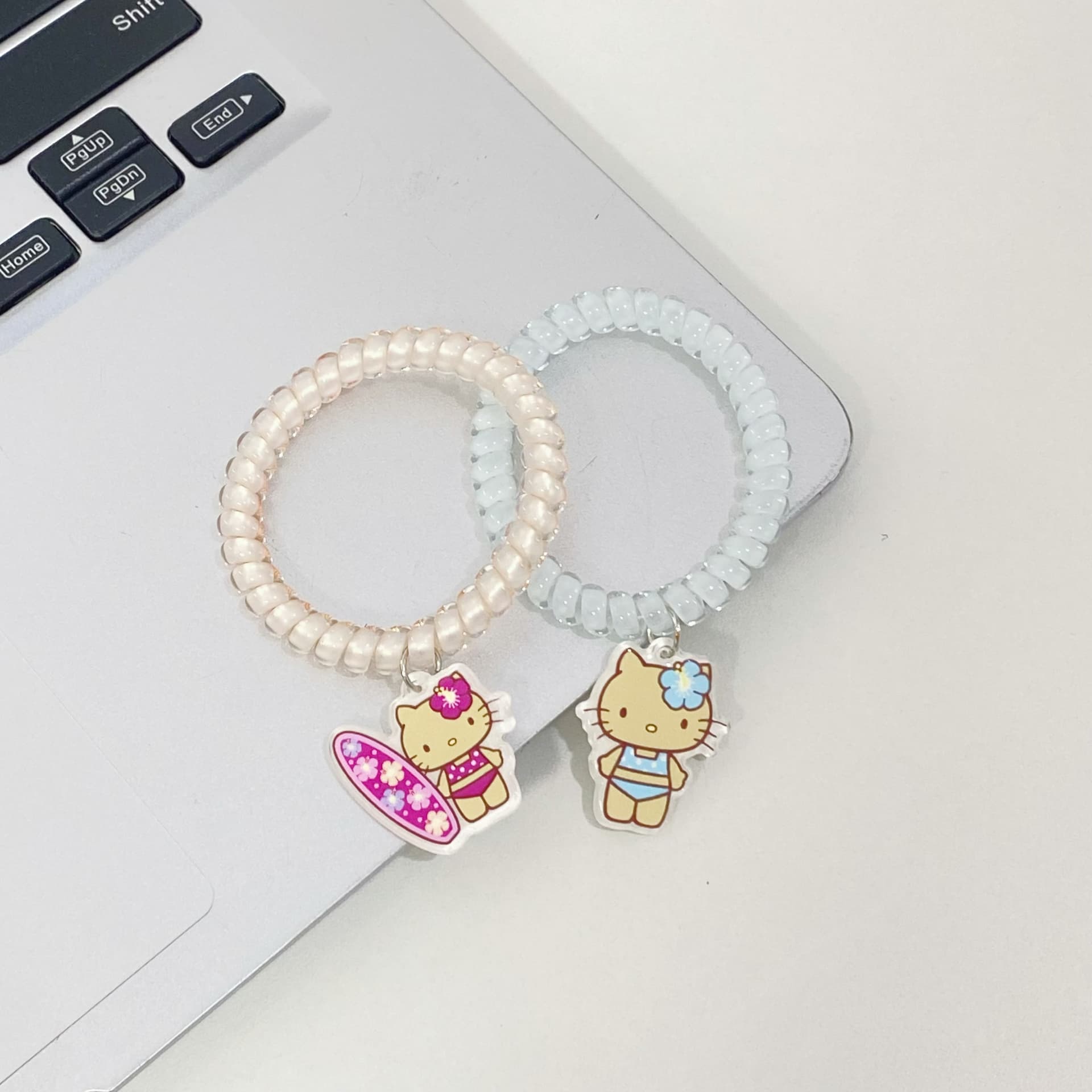 Sanrio Hello Kitty Акриловые резинки для волос спиральные женские - изображение 4