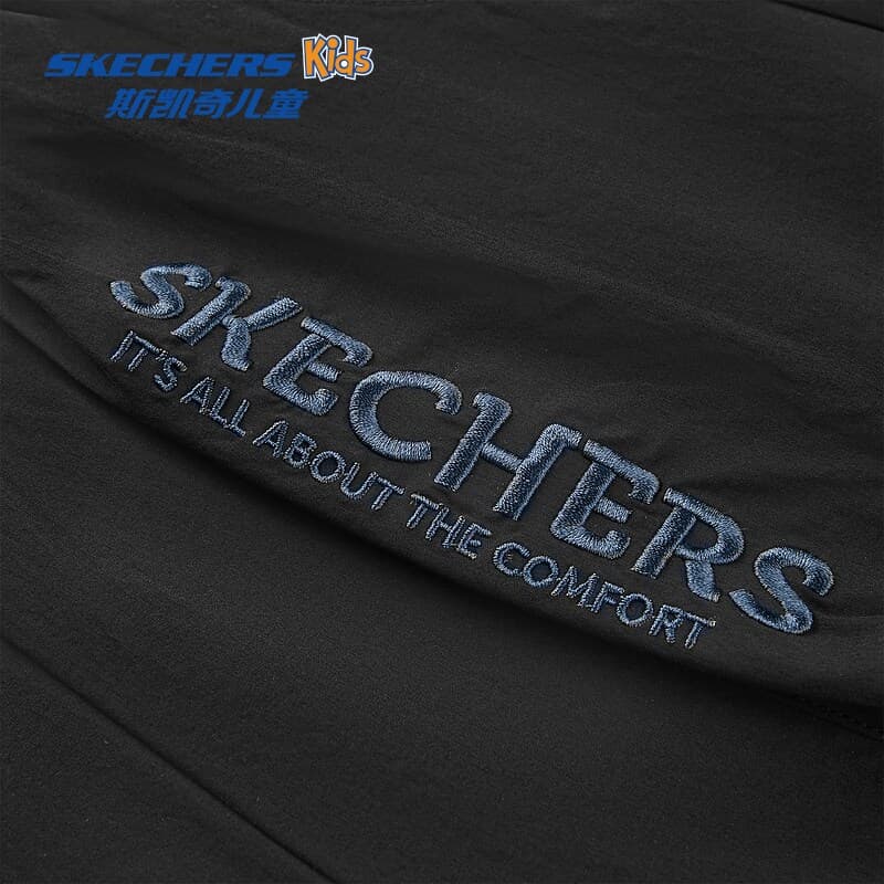 Skechers Kids Шорты школьного возраста угольно-черного цвета - изображение 2