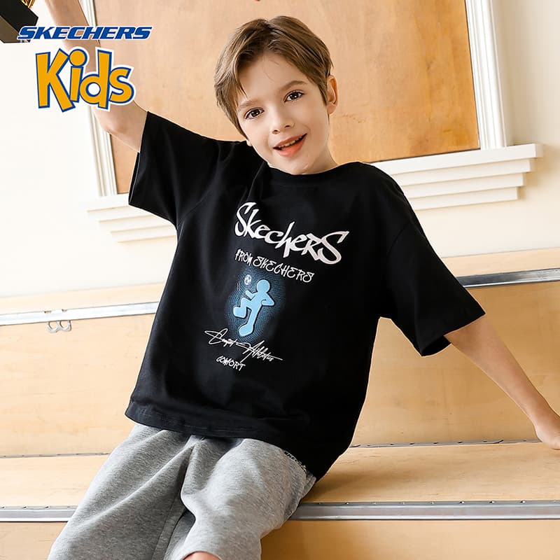 Футболка Skechers Kids T-Shirt Подростки - изображение 6