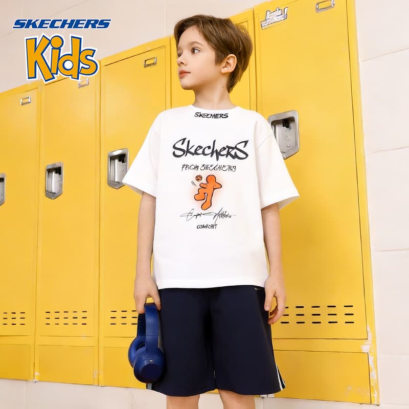 Футболка Skechers Kids T-Shirt Подростки - изображение 9