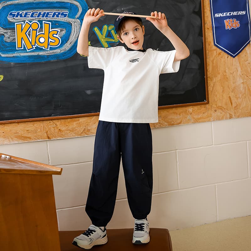 Skechers Kids Умеренный Детские спортивные брюки Лето Подростки - изображение 8