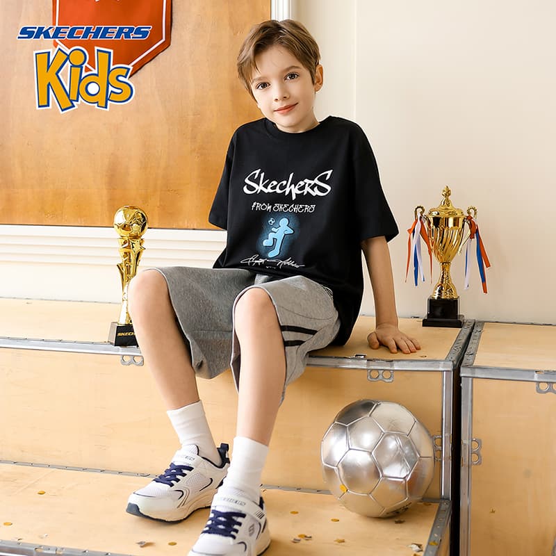 Футболка Skechers Kids T-Shirt Подростки - изображение 7
