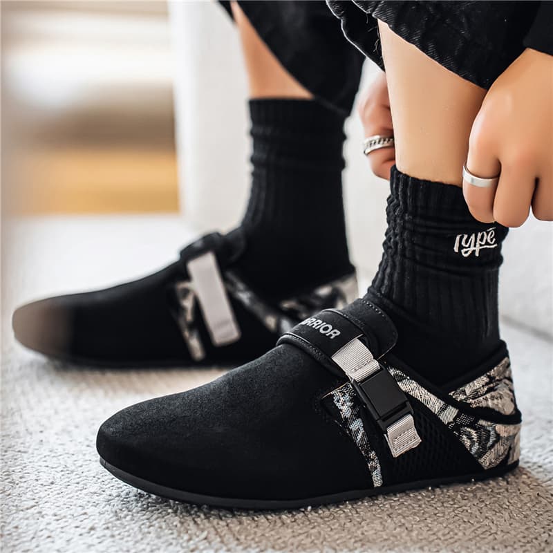 Сандалии Warrior Birkenstock Стиль Обувь Черный Серый Мужской - изображение 7