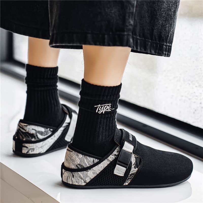 Сандалии Warrior Birkenstock Стиль Обувь Черный Серый Мужской - изображение 8