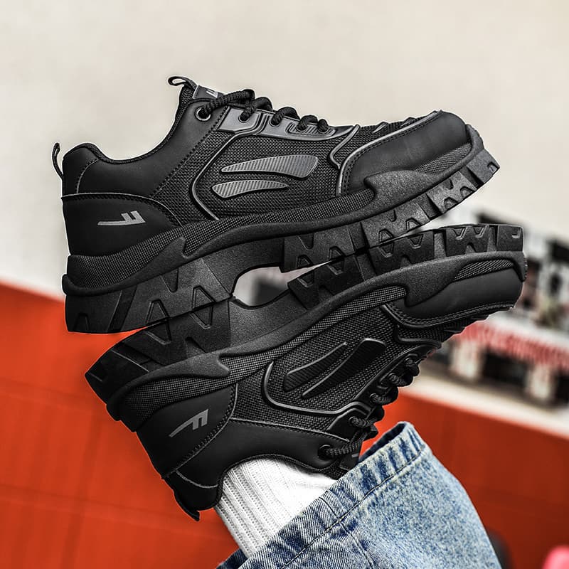 Кроссовки WARRIOR массивные кроссовки Low Top черные мужские - изображение 6