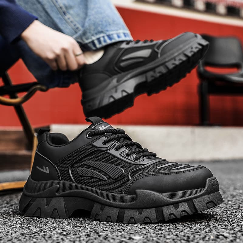 Кроссовки WARRIOR массивные кроссовки Low Top черные мужские - изображение 5