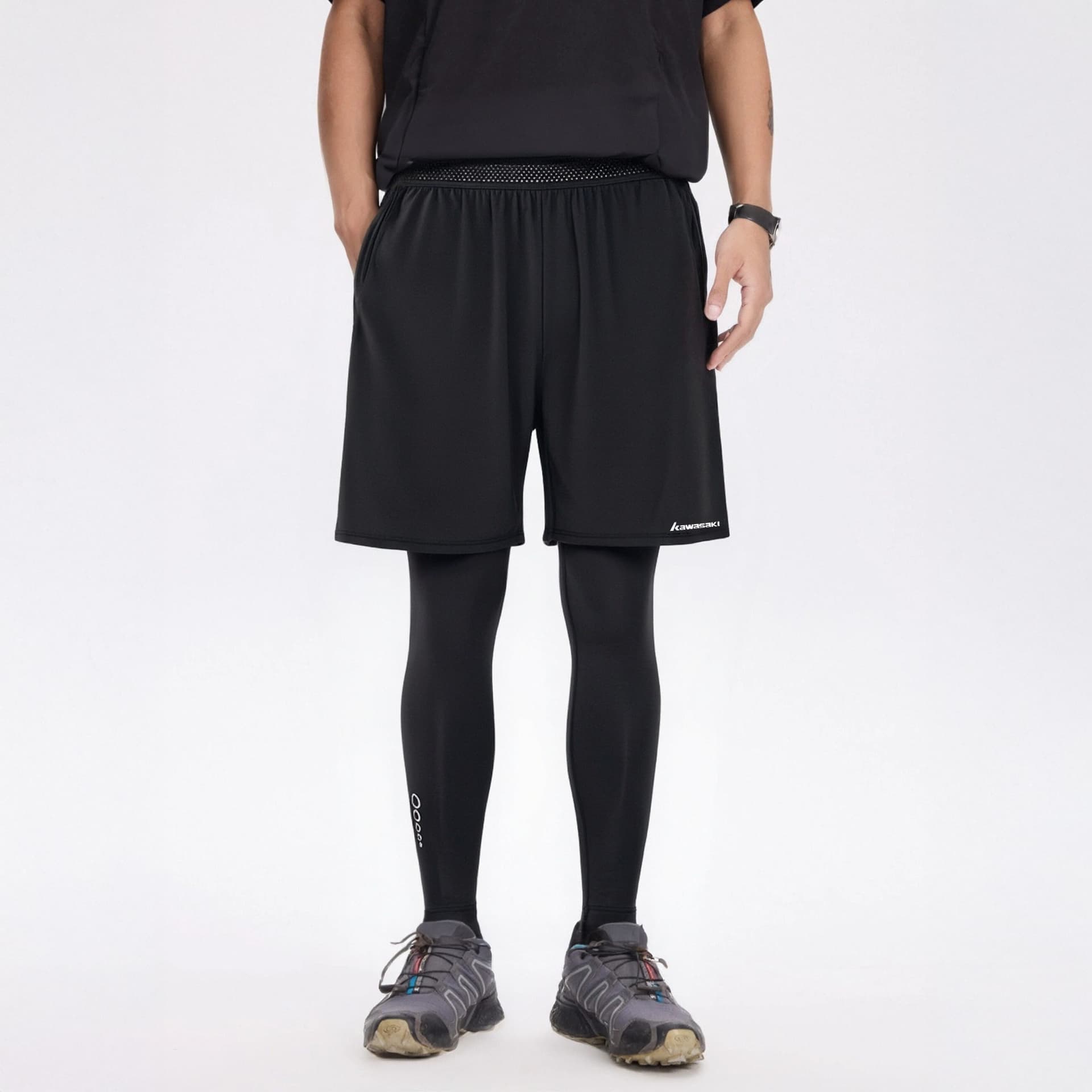 Спортивная одежда Kawasaki Black Unisex Спортивные брюки - изображение 6