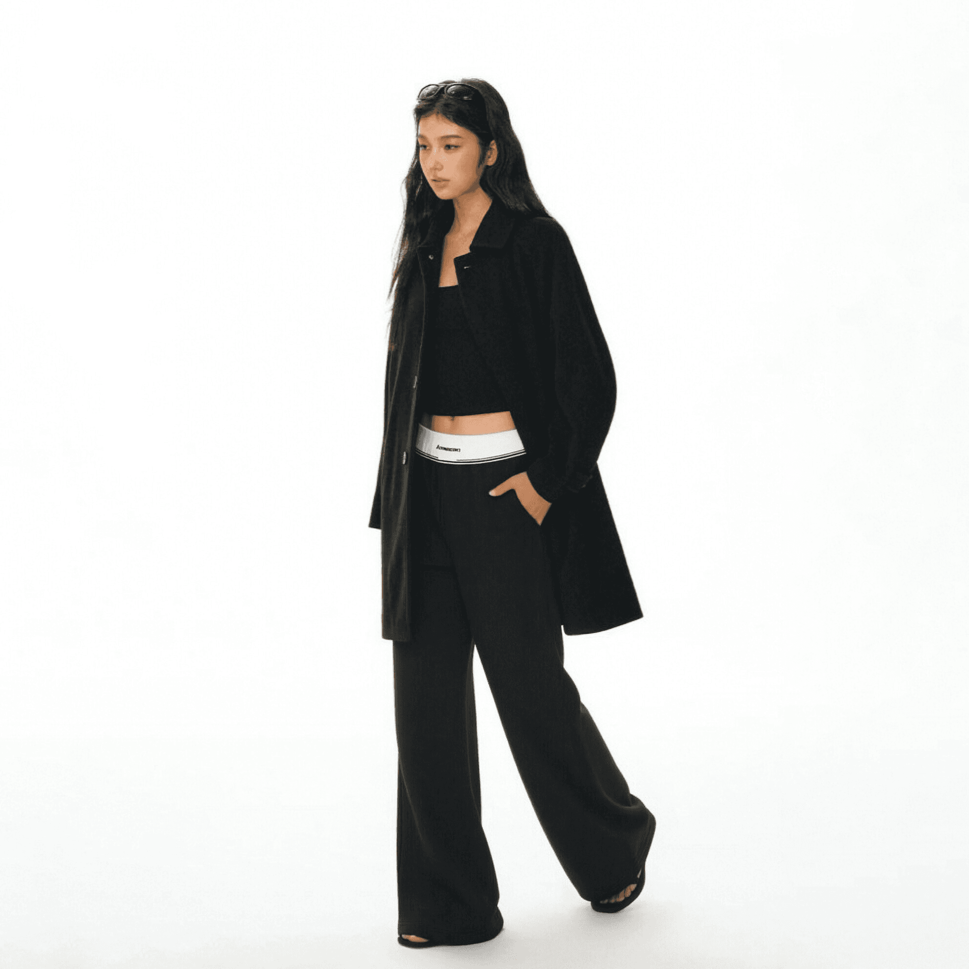 Штаны Kawasaki Black Women's Sports Pants Кавасаки Черные Женские Спортивные Брюки - изображение 4