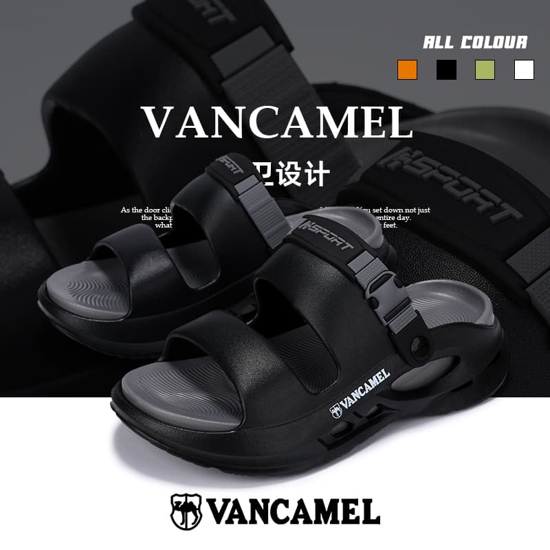 Сандалии VanCamel ЭВА Амортизация Быстросохнущие Противопахнущие Шлепанцы Унисекс - изображение 6