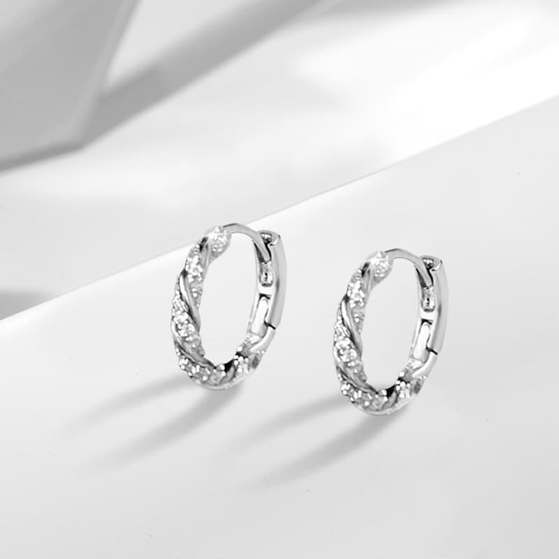 Серьги Серьги Ringlove из цирконового сплава унисекс - изображение 2
