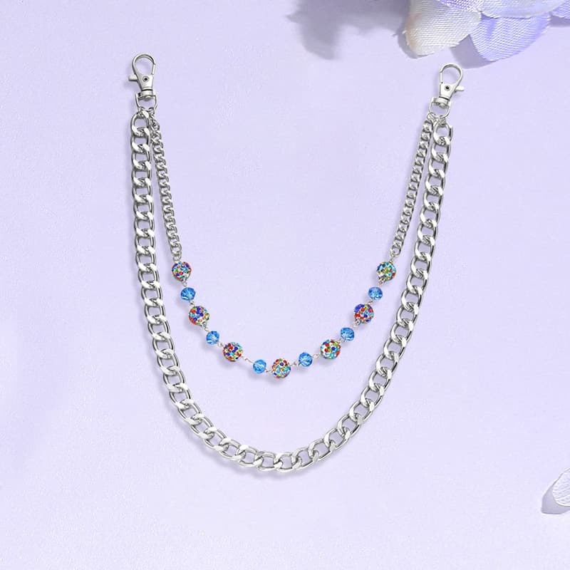 Цепь для брюк Ringlove Металлические цепочки для брюк унисекс - изображение 3