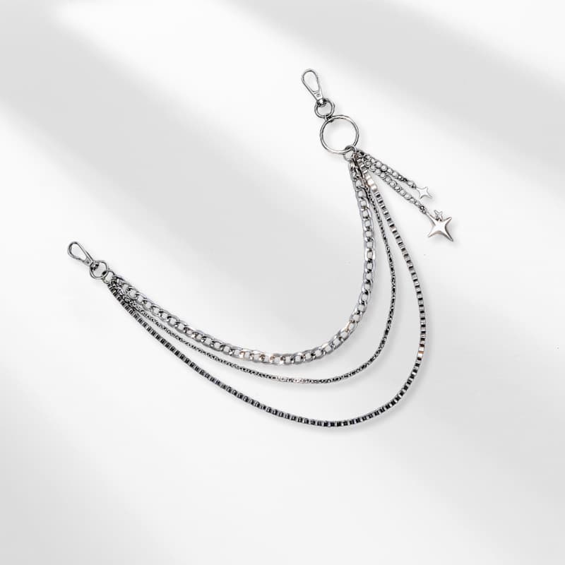 Цепь для брюк Ringlove Металлические цепочки для брюк унисекс - изображение 3