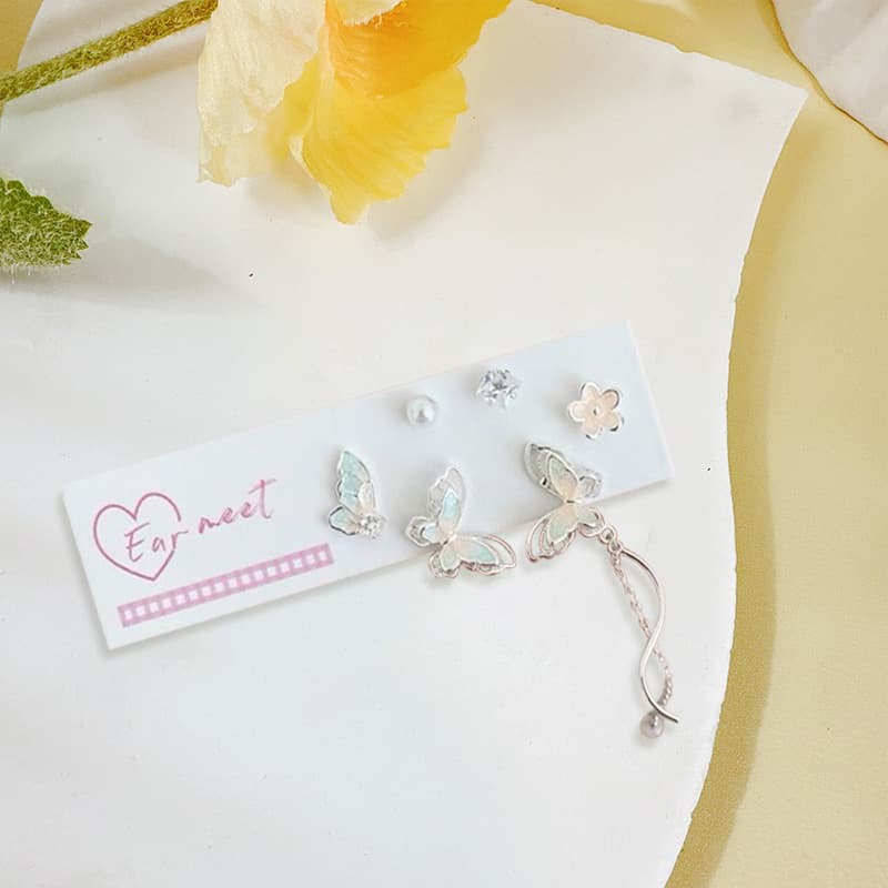 Серьги Inkopper Серьги-гвоздики из сплава женские - изображение 3