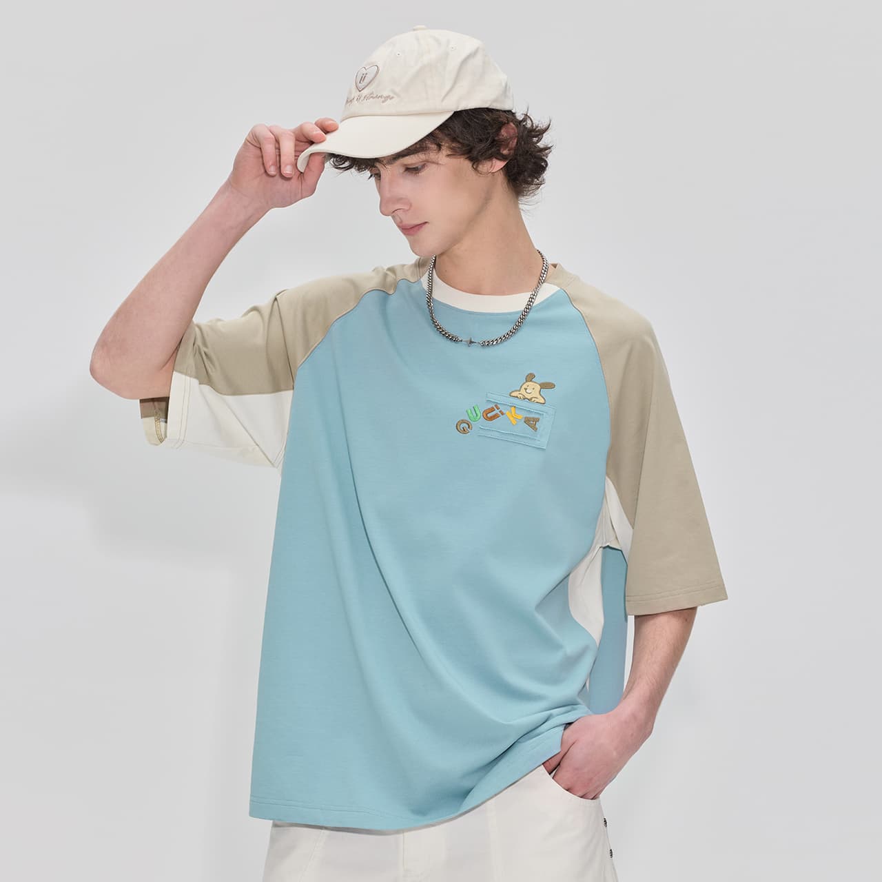 Футболка Guuka Мужская повседневная обувь T-Shirt Унисекс - изображение 6