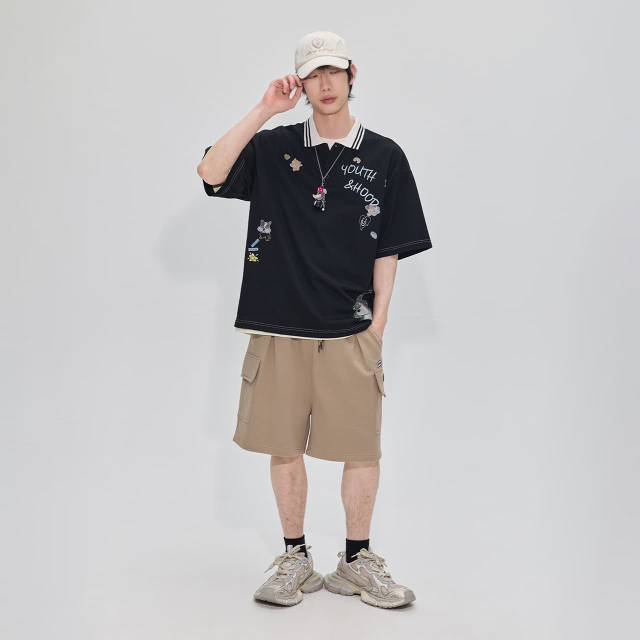 Шорты Guuka Light Coffee Men's Casual Shorts Guuka Светло-Кофейные Мужские Повседневные Шорты - изображение 7