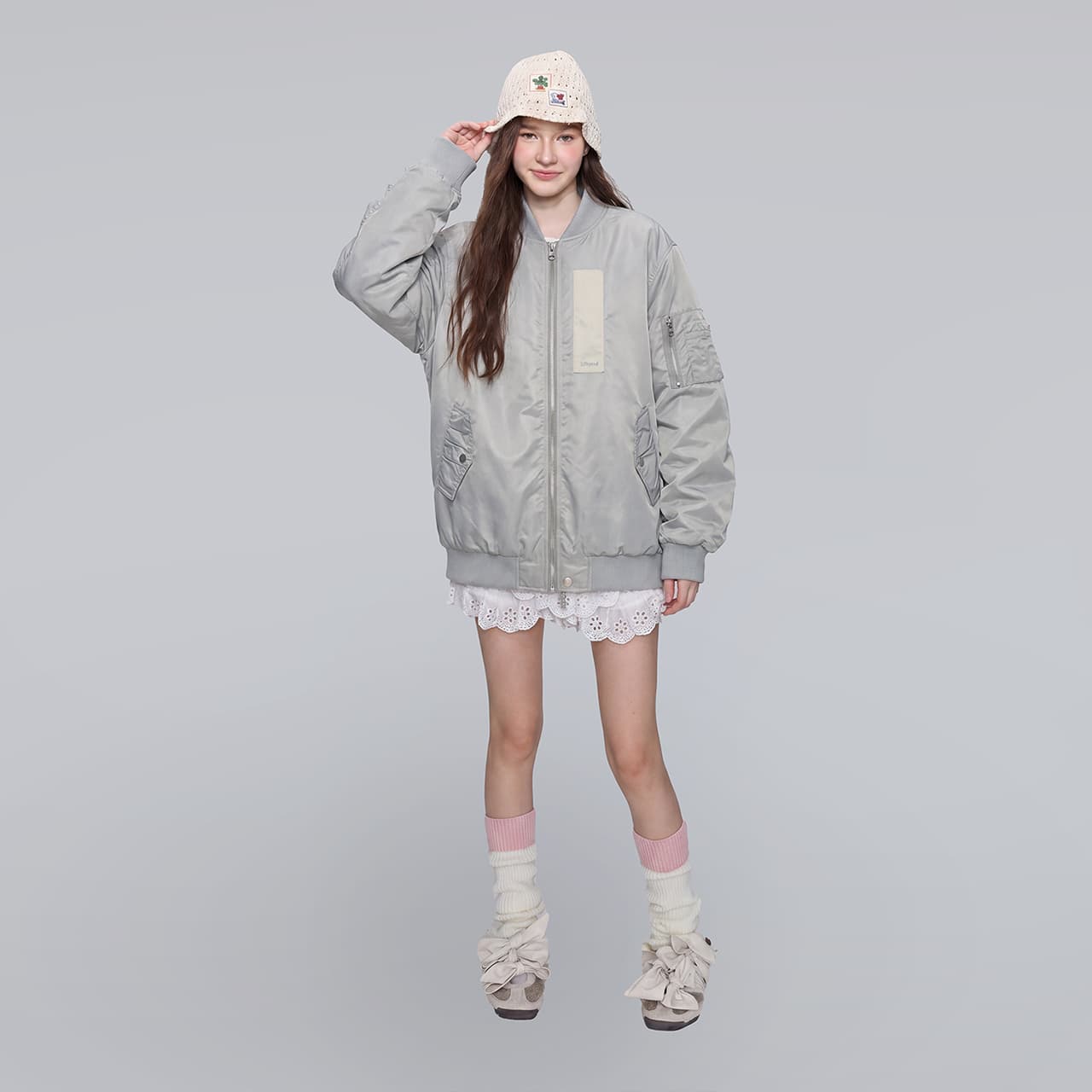 Куртка Guuka Серый Женские Куртки - изображение 5