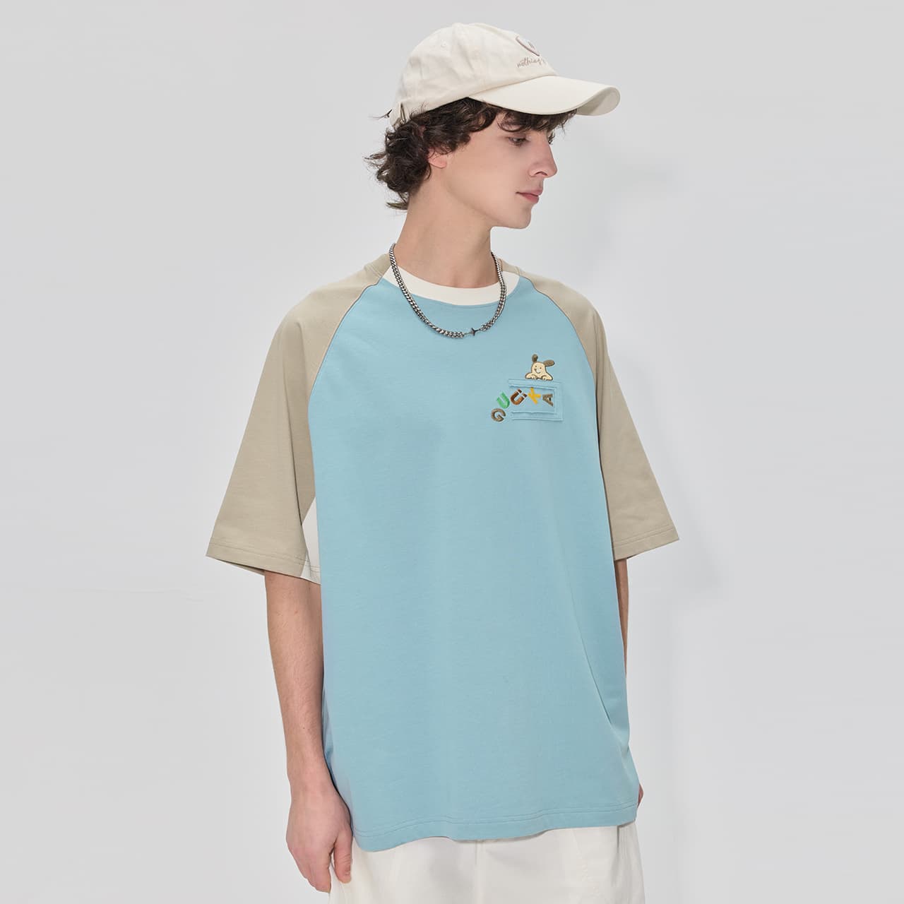 Футболка Guuka Мужская повседневная обувь T-Shirt Унисекс - изображение 7