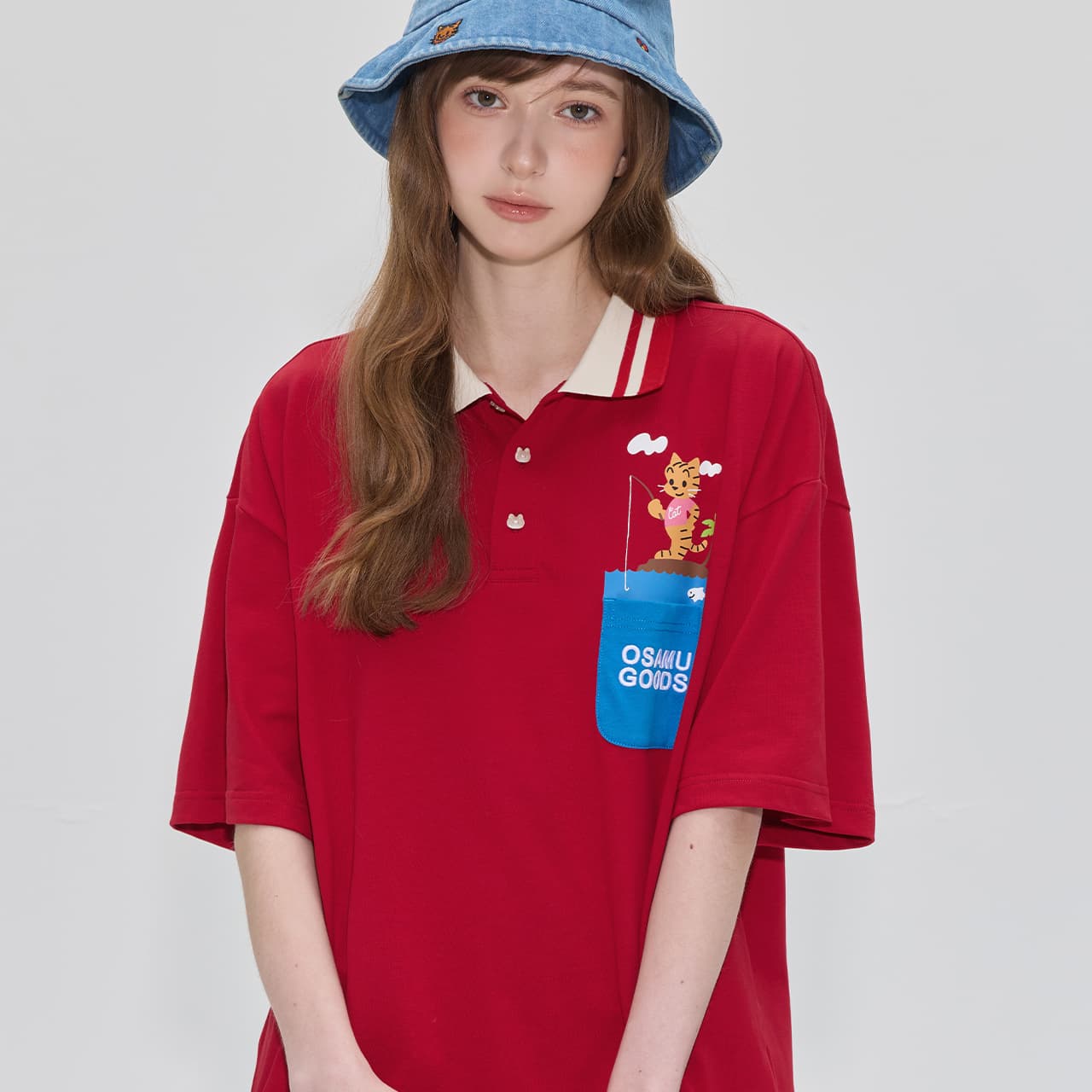 Guuka Red Women's Polo - изображение 4