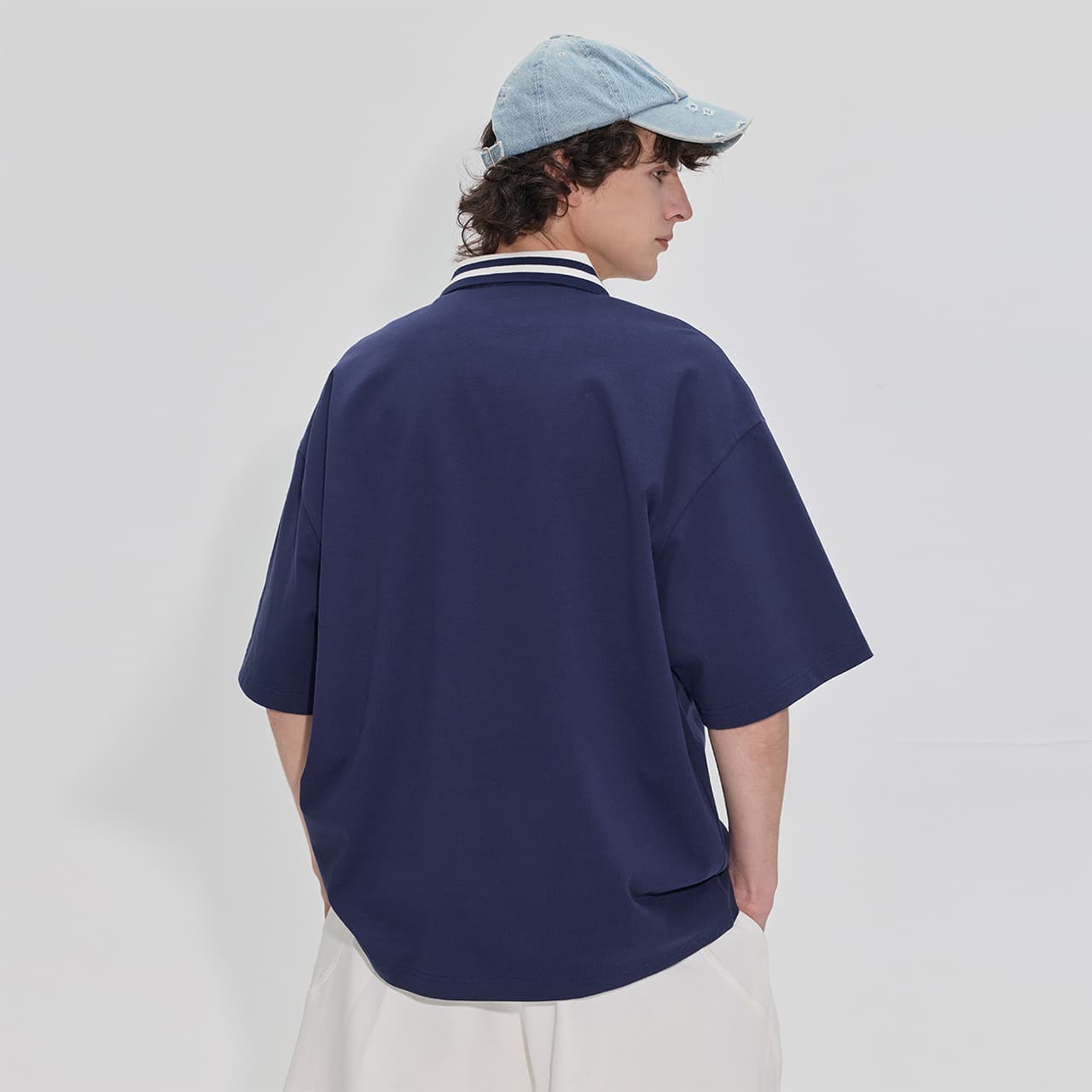 Поло Guuka Dark Blue Men's Polo - изображение 4