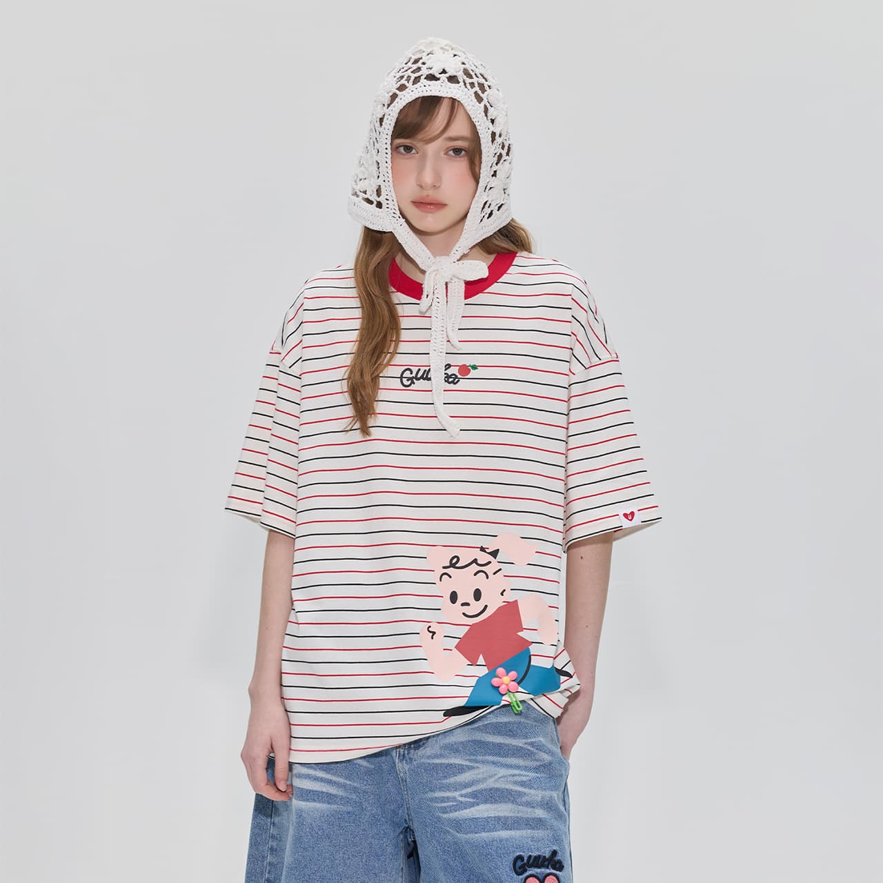 Футболка Guuka Red Женские T-рубашки - изображение 3