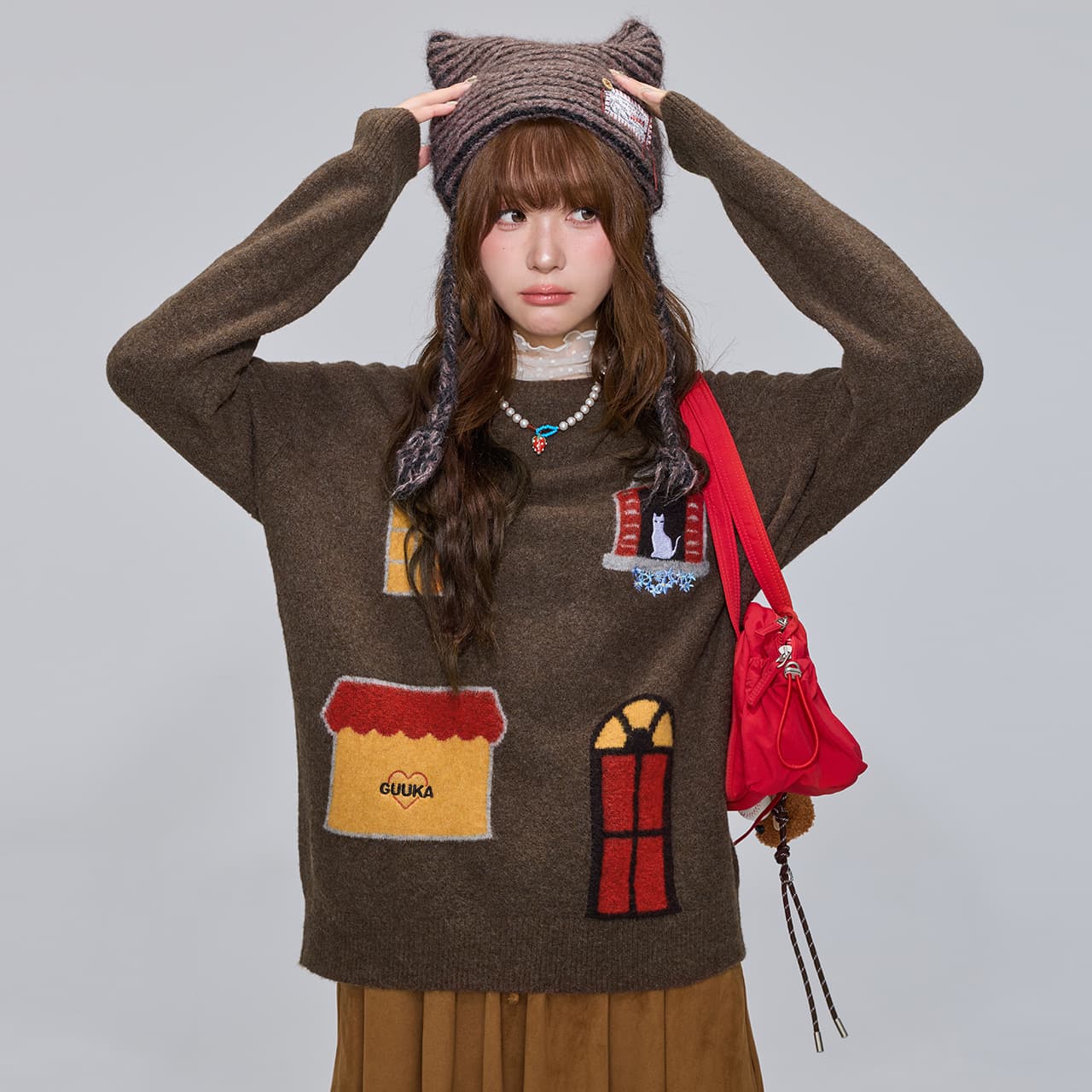 Кофта Guuka Кофе Женские Трикотаж - изображение 6