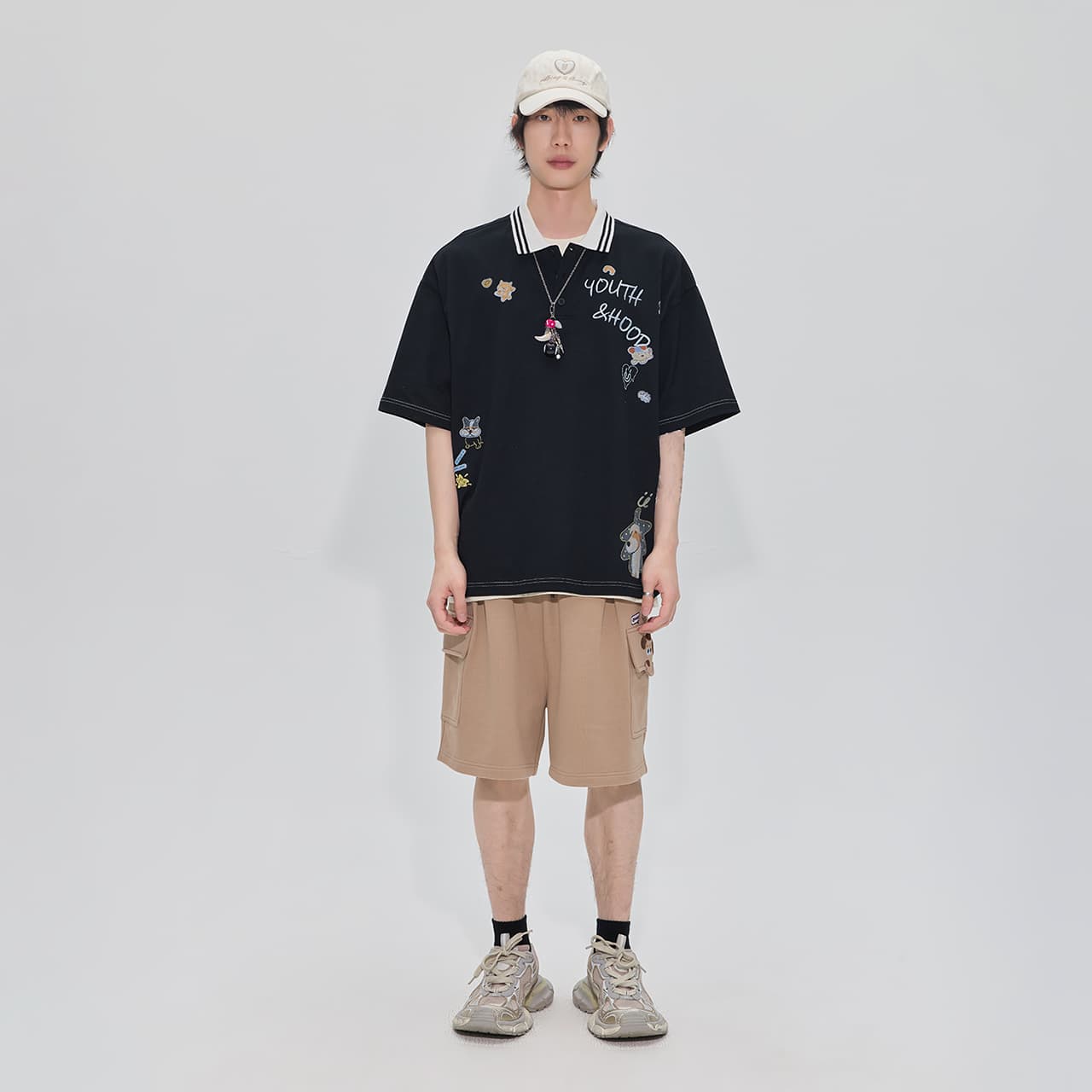Шорты Guuka Light Coffee Men's Casual Shorts Guuka Светло-Кофейные Мужские Повседневные Шорты - изображение 8