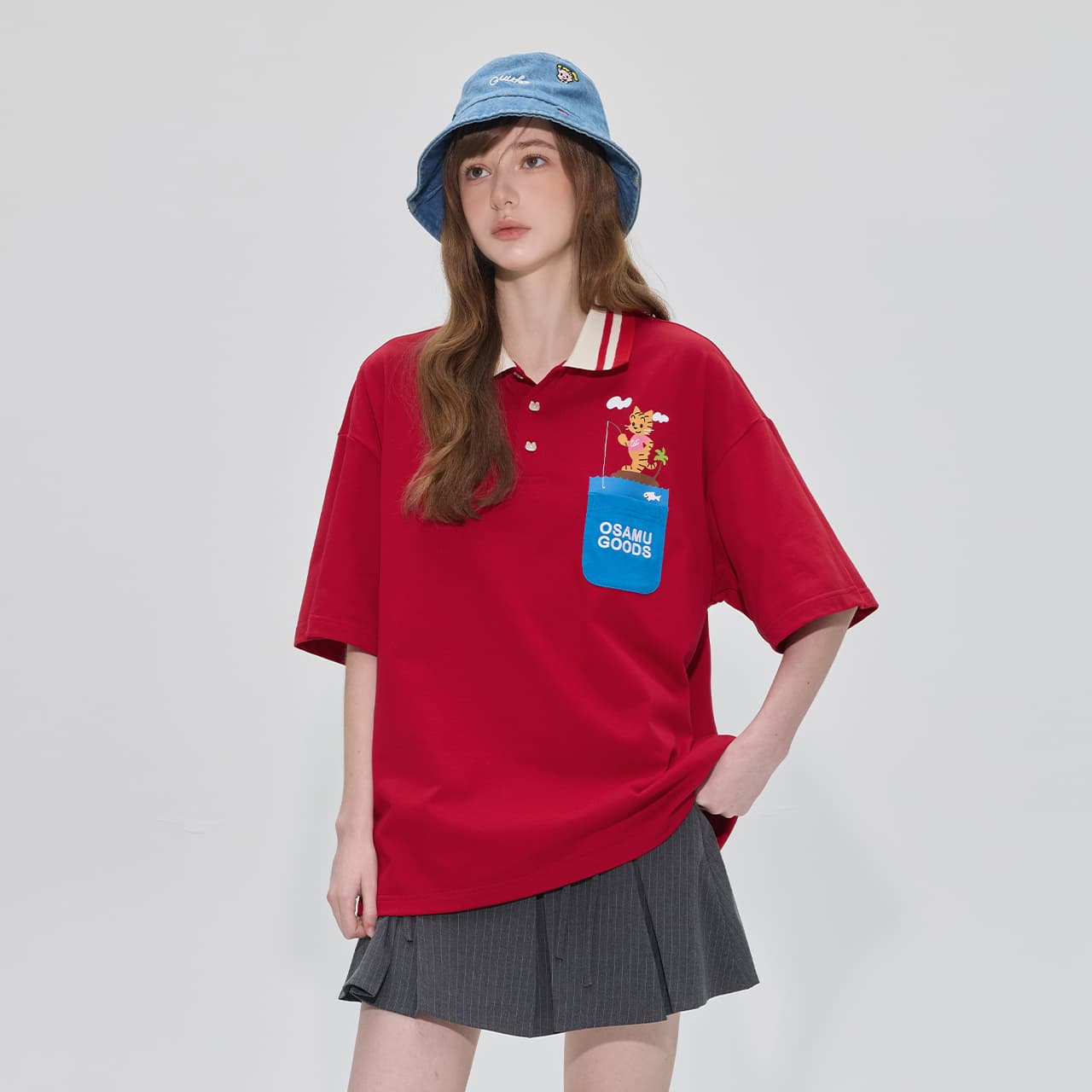 Guuka Red Women's Polo - изображение 7
