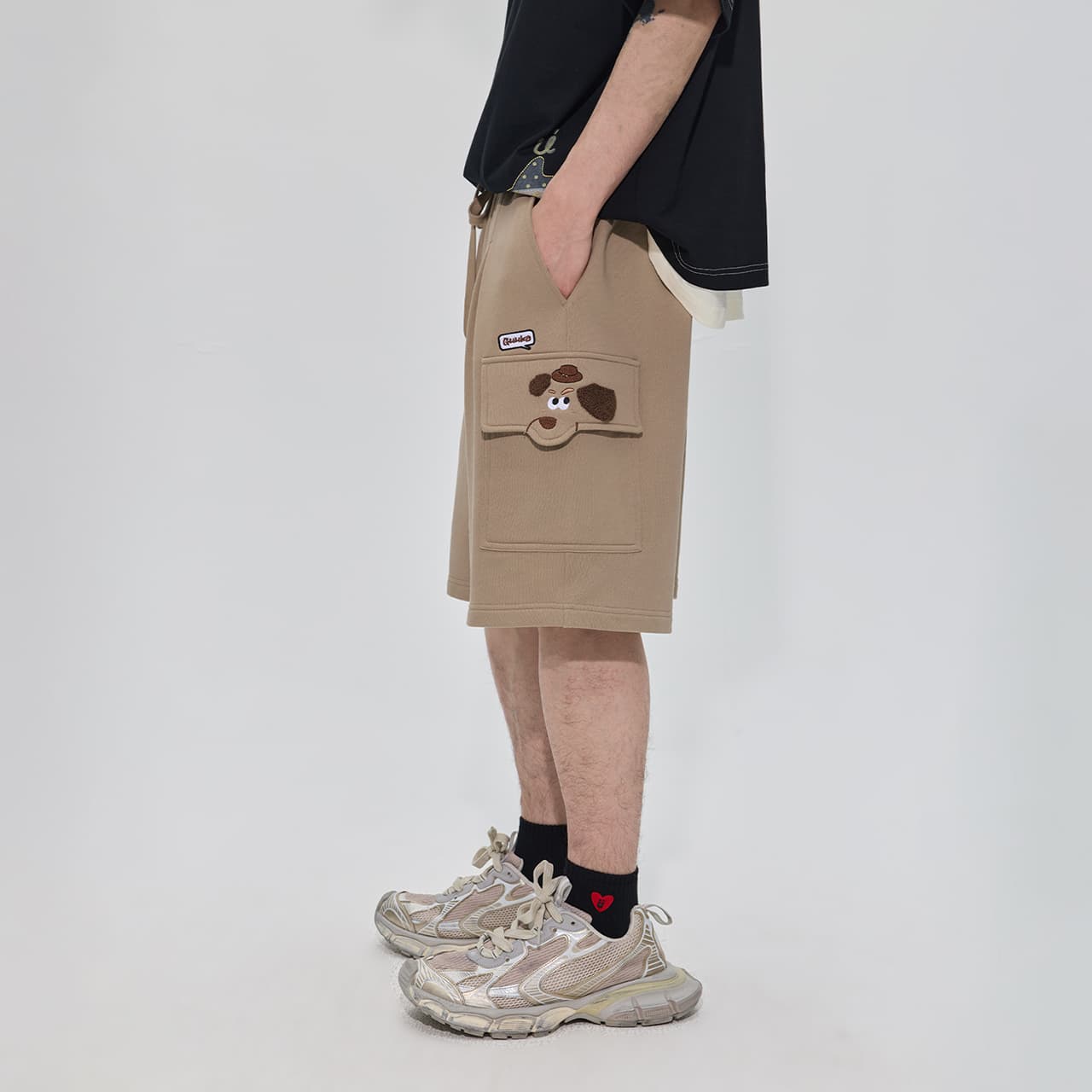 Шорты Guuka Light Coffee Men's Casual Shorts Guuka Светло-Кофейные Мужские Повседневные Шорты - изображение 6