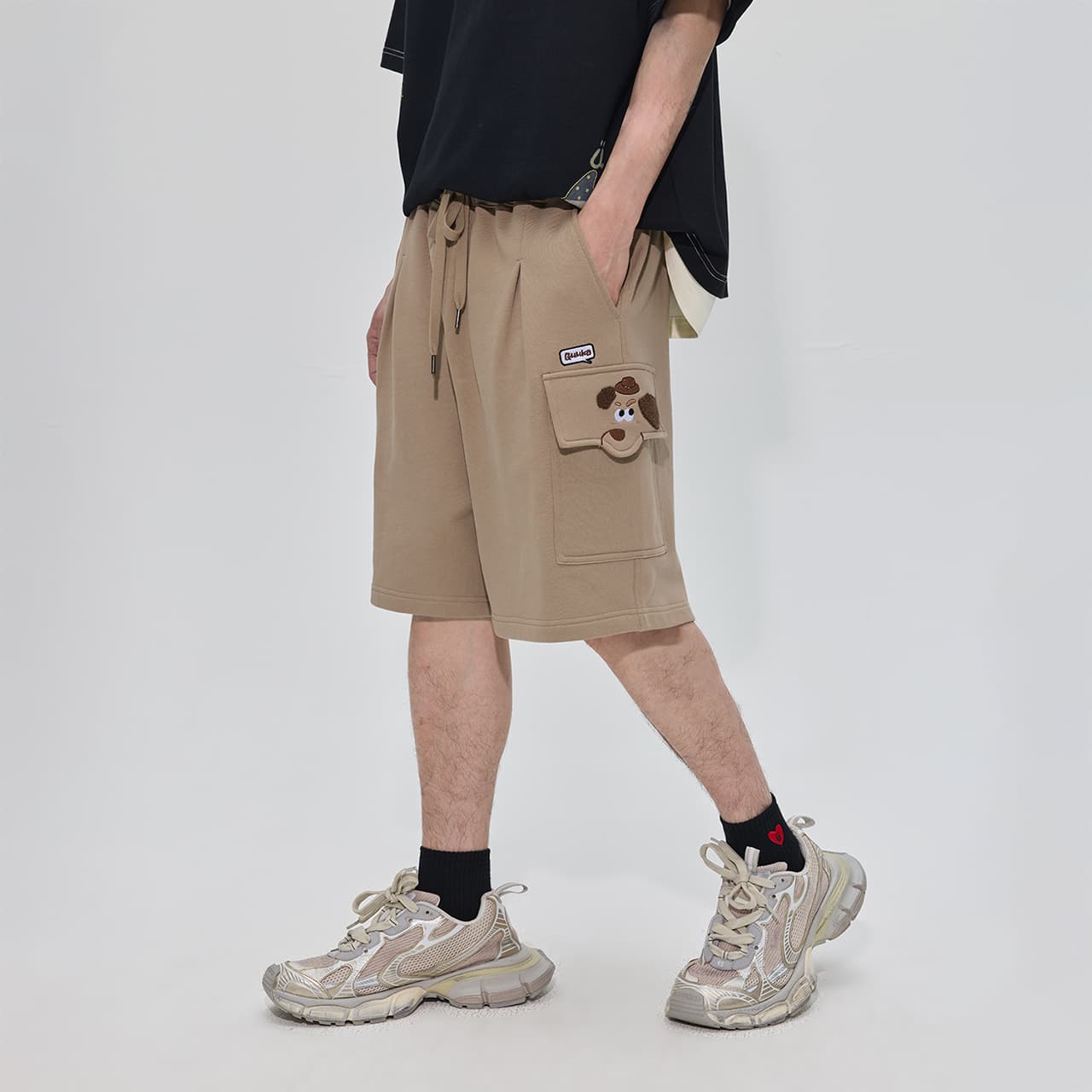 Шорты Guuka Light Coffee Men's Casual Shorts Guuka Светло-Кофейные Мужские Повседневные Шорты - изображение 3