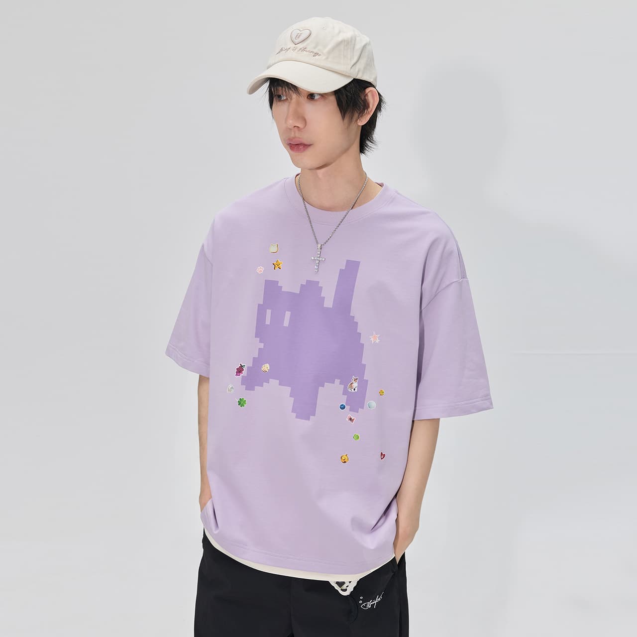 Футболка Guuka Lilac Unisex T-Shirts - изображение 8